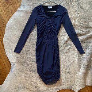 Opening Ceremony Gathered Bodycon Cocktail Dress